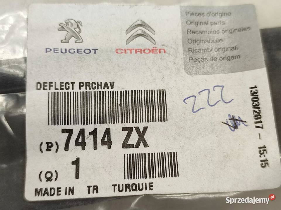 LISTWA ZDERZAKA PRZÓD NEMO BIPPER FIORINO 7414ZX
