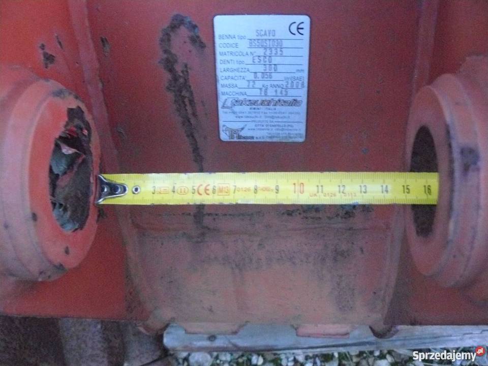 Łyżka 30 do midi koparki Takeuchi TB145 5 8 ton Kraków