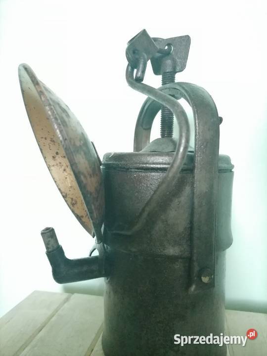 Stara lampa karbidowa Kraków