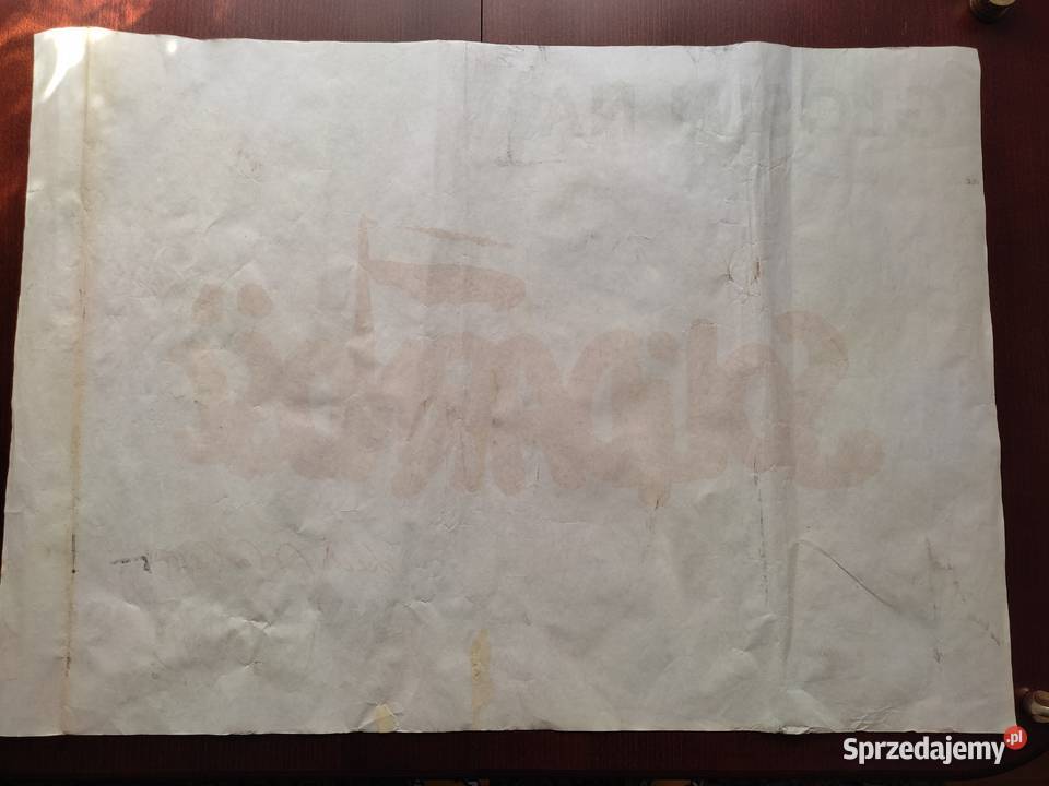 Plakat z 1989 roku Solidarność Białystok sprzedam