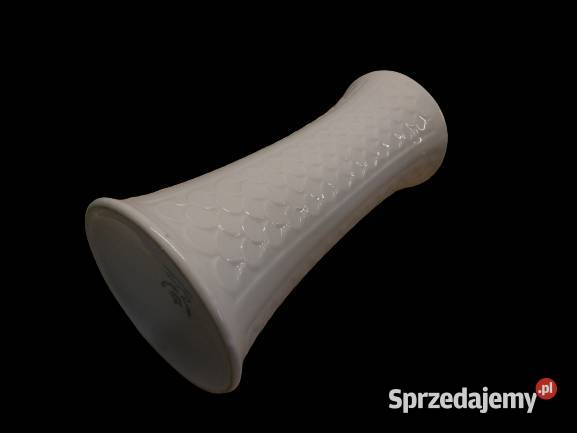 Porcelanowy biały wazon rybia łuska ROYAL sprzedam