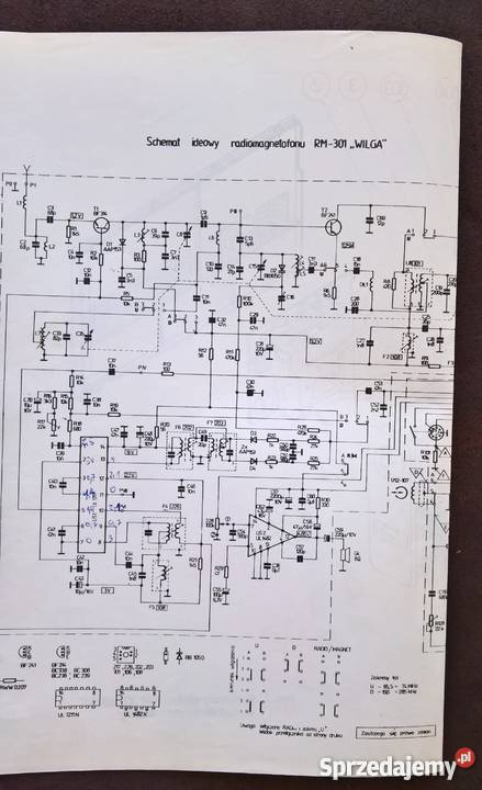 Schemat Magnetofonu MK122125125 FM235M1417 SMDS dolnośląskie Wrocław