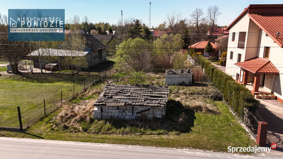 Działka budowlana 1300 m2 Oleśnica Busko-Zdrój