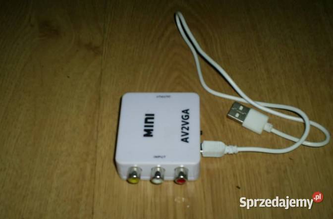 adapter in rca out vga jack audio małopolskie sprzedam