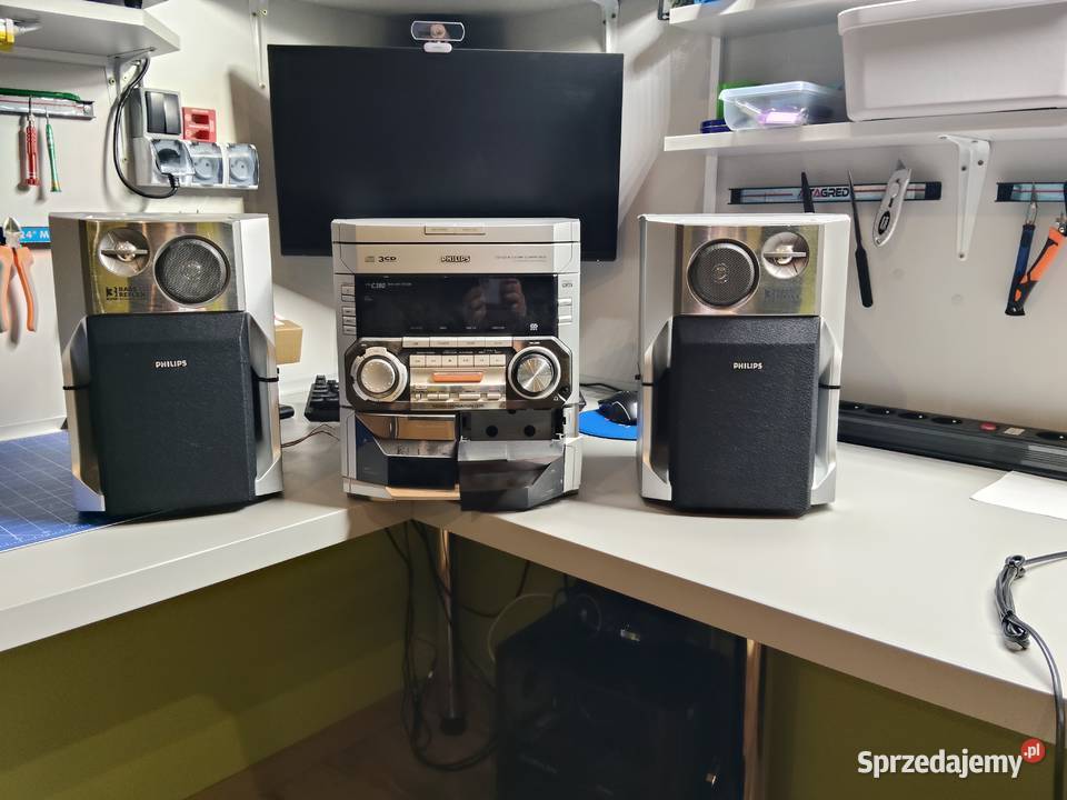 Wieża Muzyczna Stero Philips Mocna Duża Kutno