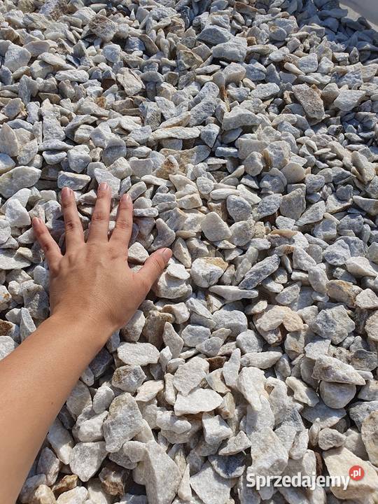 KWARC IVORY JASNY KWARC DO OGRODU KAMIENIE GRYS Bielawa