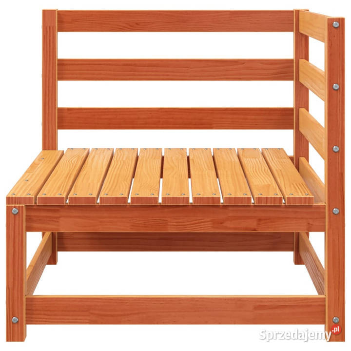 2osobowa sofa ogrodowa z podnóżkiem woskowy brąz Warszawa