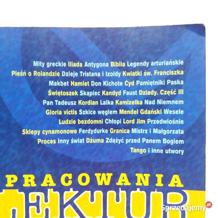 Opracowania lektur liceów i innych szkół filologie, językoznawstwo