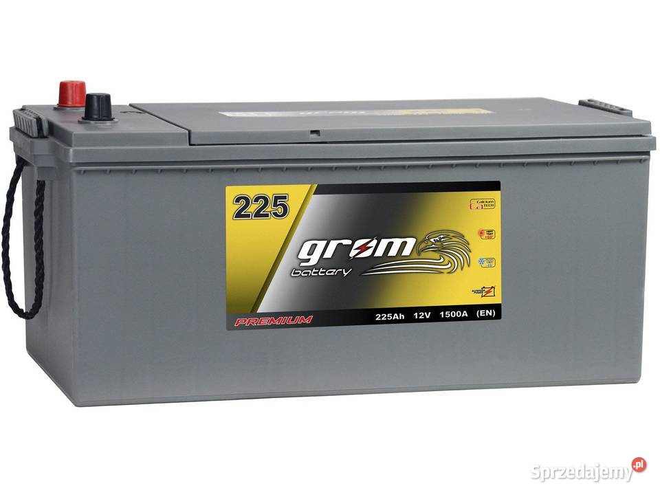 Akumulator GROM Premium 225Ah 1500A EN LEWY PLUS