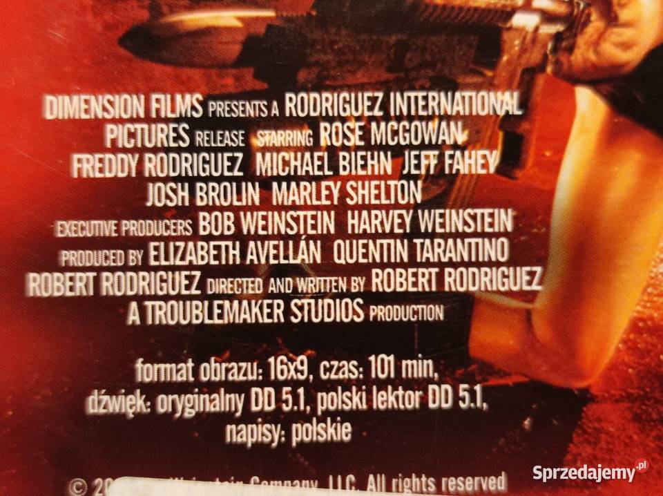 Grindhouse Planet Terror Quentin Tarantino DVD 1 płyta Kielce