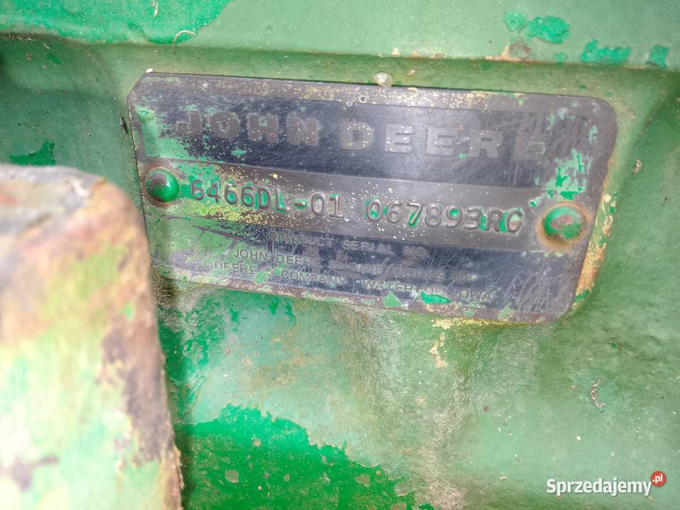 Blok 6466dl01 John Deere korbowodymiska itp Probostwo Górne