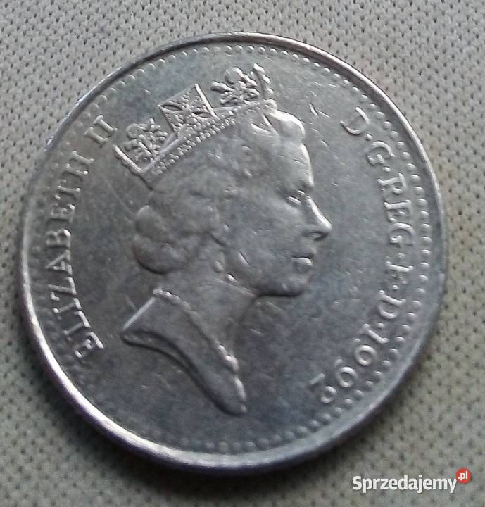 WIELKA BRYTANIATEN PENCE1992 r 4 Numizmatyka mazowieckie Legionowo