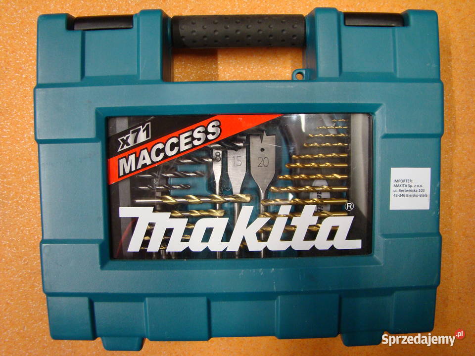 Zestaw wierteł bitów akcesoria MAKITA 71 PC Ref Bielsko-Biała