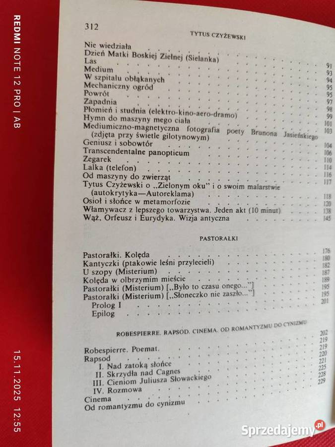 T Czyżewski Poezje i próby dramatyczne Katowice