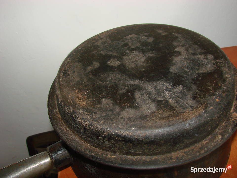 stary skandynawski żeliwny rondel Pruszcz Gdański sprzedam