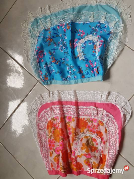 fartuch kuchenny ozdobny cepelia vintage prl Kielce
