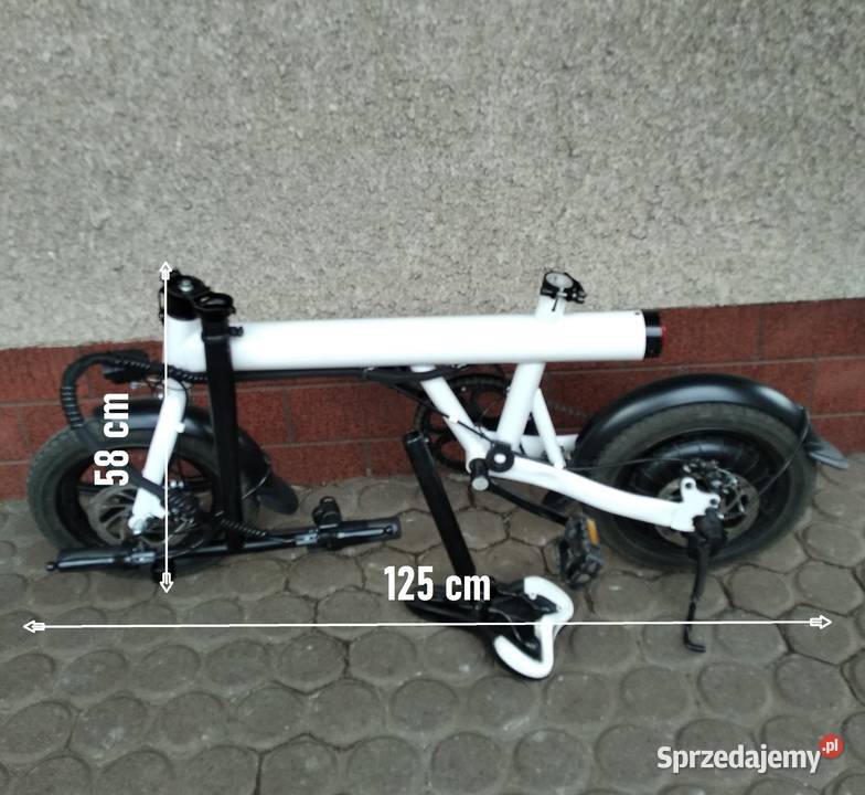 Składany rower elektryczny 14 350W z manetką mazowieckie
