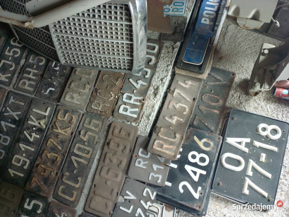 Tablice rej PRL 5676 podkarpackie Jarosław sprzedam