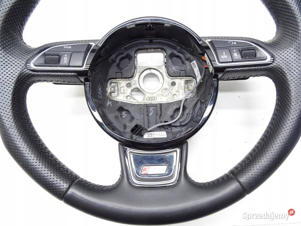 KIEROWNICA SKÓRA MULTI ŁOPATKI SLINE AUDI A4 B8