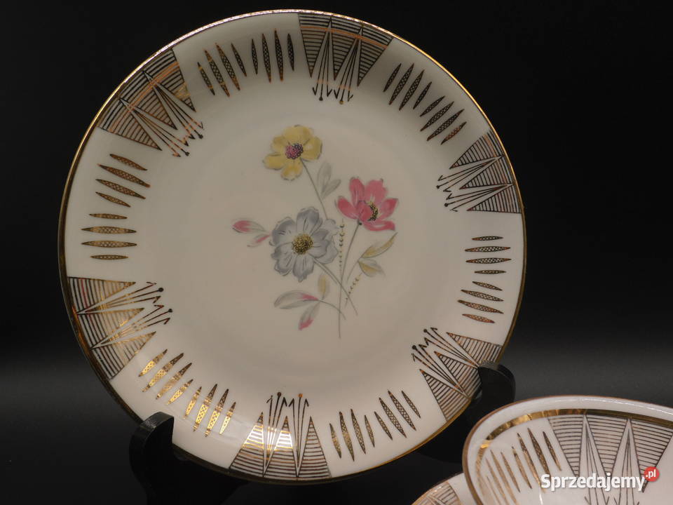 Zestaw śniadaniowy trio z porcelany Schirnding Porcelana i szkło