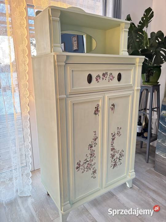 Bieliźniarka stylizowana pastelowa wysoka 90cm Szembekowo sprzedam