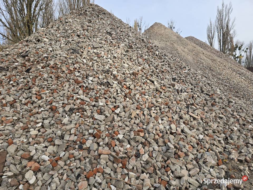Tłuczeń ceglanobetonowy 063 mm gruz na podbudowę Stęszew