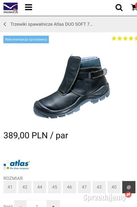 Buty żaroodporne atlas Motoryzacja mazowieckie Warszawa