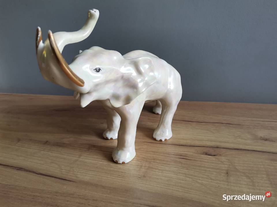 Stara figurka porcelanowa Słoń porcelana sprzedam