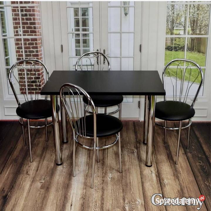 Zestaw Stół kuchenny 100 x 60 4 krzesła WYSYŁKA Syców sprzedam