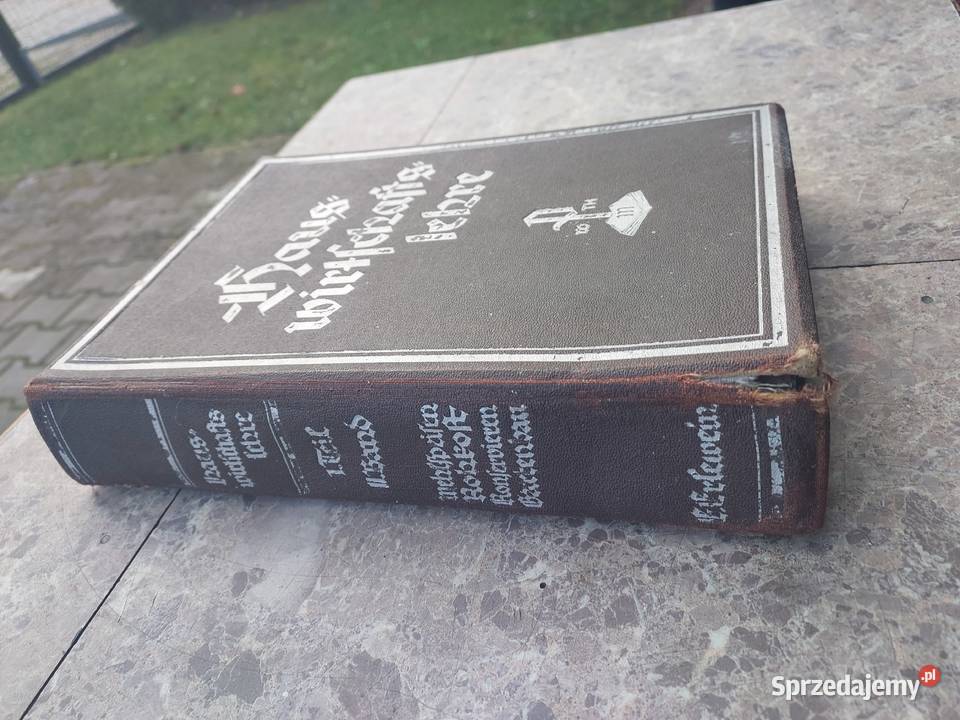 Stara książka Nowoczesna gospodarka domowa Antykwariat Tczew sprzedam
