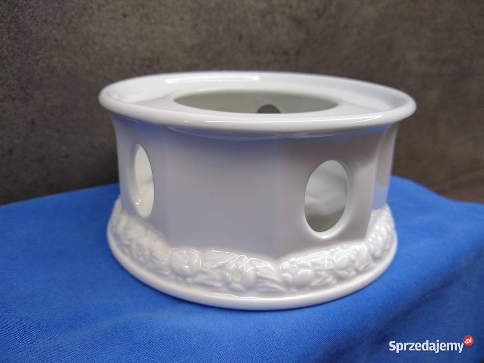 Podgrzewacz Rosenthal Biała Maria Classic Porcelana i szkło
