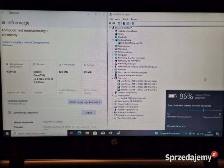 Laptop HP ProBook 430 G3 133 Intel Core i3 4 GB Warszawa