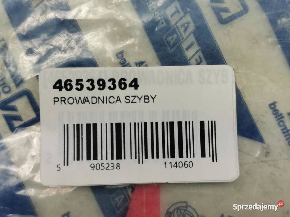 PROWADNICA SZYBY LEWY TYŁ FIAT PUNTO 19931999