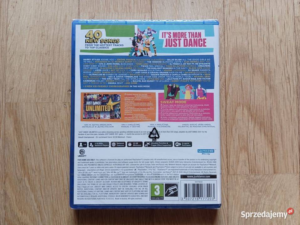 Just Dance 2021 na 5 Playstation 5 nowa w folii Gdańsk