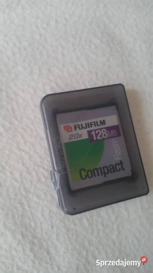 Karta pamieci CompactFlash 128MB20x FUJIFILM lubelskie Puławy sprzedam
