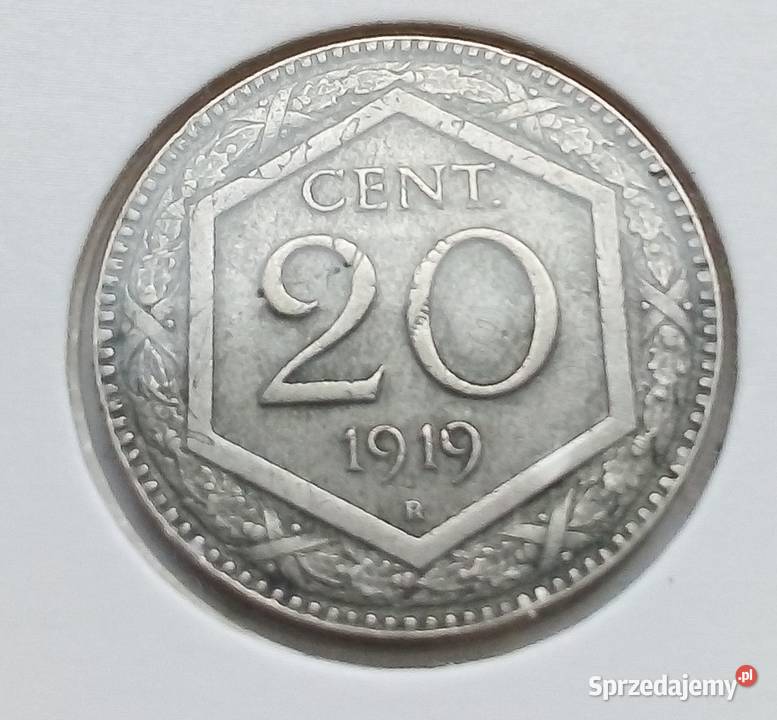WŁOCHY20 CENTASIMI1919 r mazowieckie Legionowo