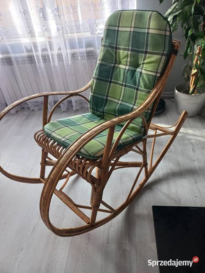 Fotel bujany wiklinowy dolnośląskie