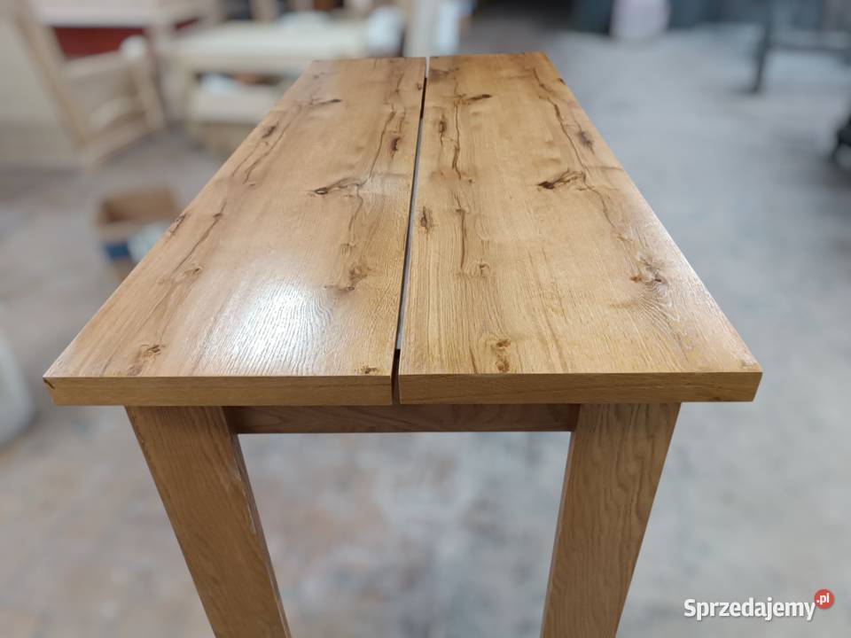 Nowy Stół Dębowy 150 REMI z Sękami na Blacie 50 sprzedam