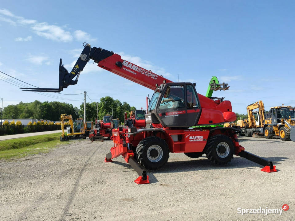 pozostałe Manitou MRT 2150 ROTO Ładowarka Widełki