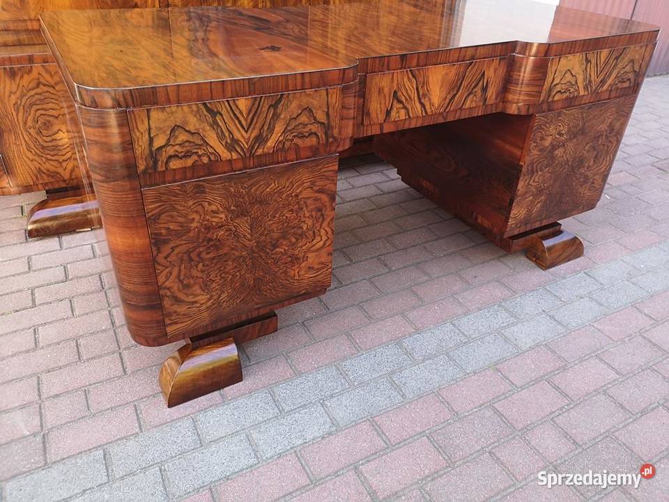Gabinet Biblioteka Biurko ARTDECO Orzech Swarzędz