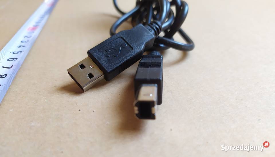 506 KABEL do drukarki 1 metr USB A i B Łódź sprzedam