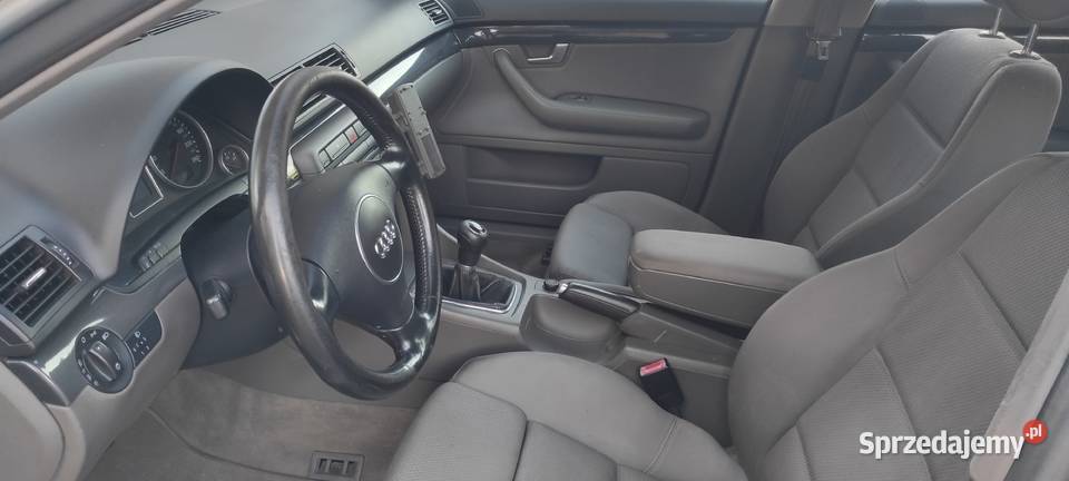 Audi A4 B6 19 TDI 2004r Kombi 130 Srebrne nieuszkodzony Samochody osobowe Mińsk Mazowiecki