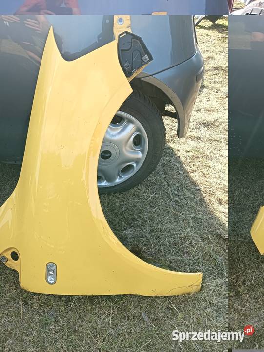 Błotnik Fox vw Fox żółty w kolor Poniec