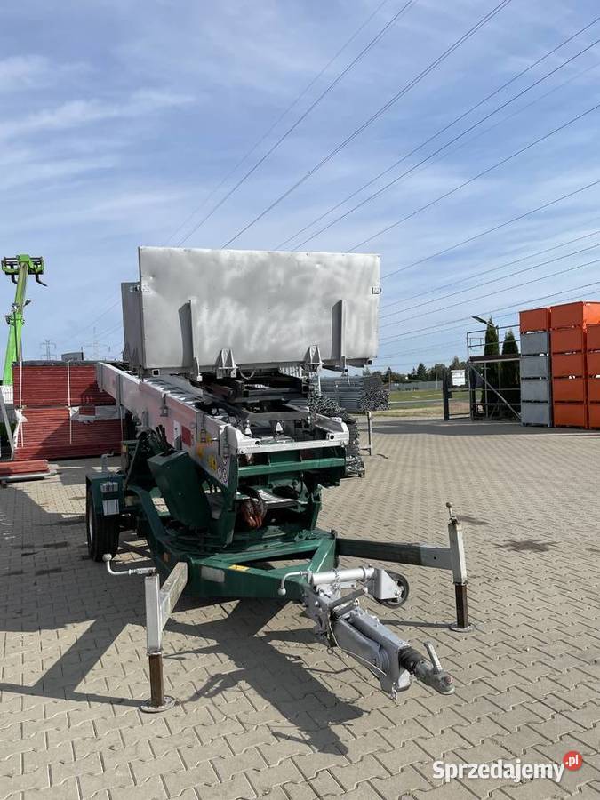 Winda dekarska na przyczepie drabina PAUS ASA 30 Pozostałe wielkopolskie Ślesin