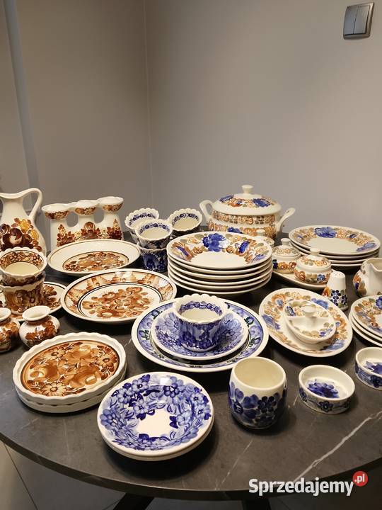 Zestaw fajansu włocławskiego dolnośląskie Wrocław sprzedam