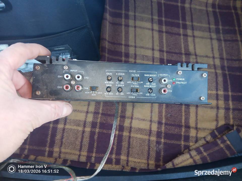 Sprzedam zmzcniacz samochody z tubą Ełk