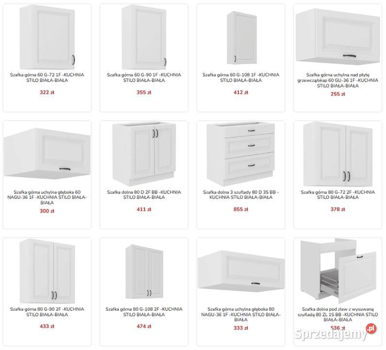 Meble kuchenne szafki kuchenne do montażu Kuchenne Kuchenne śląskie Częstochowa