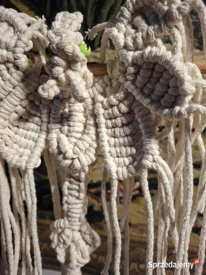 Zielonooki smok makrama ozdoba małopolskie Kraków