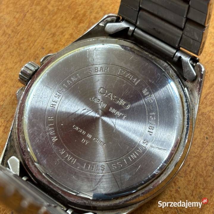 Zegarek Męski Casio MTP1308P Czarna Tarcza Zegarki Elbląg