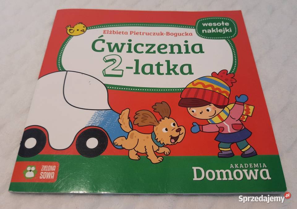 Ćwiczenia 2latka Domowa Akademia Zielona Sowa Czeladź sprzedam